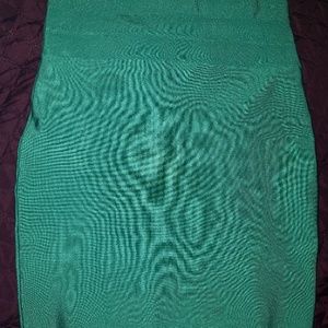 Tiffany Blue color bandage skirt